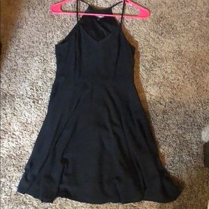 Black mini dress
